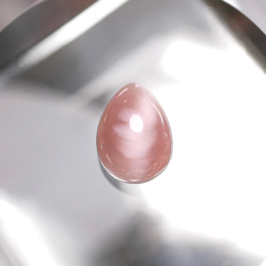 ビクトリアストン(ピンクラディッシュ)ペアシェイプ ルース(Re057)