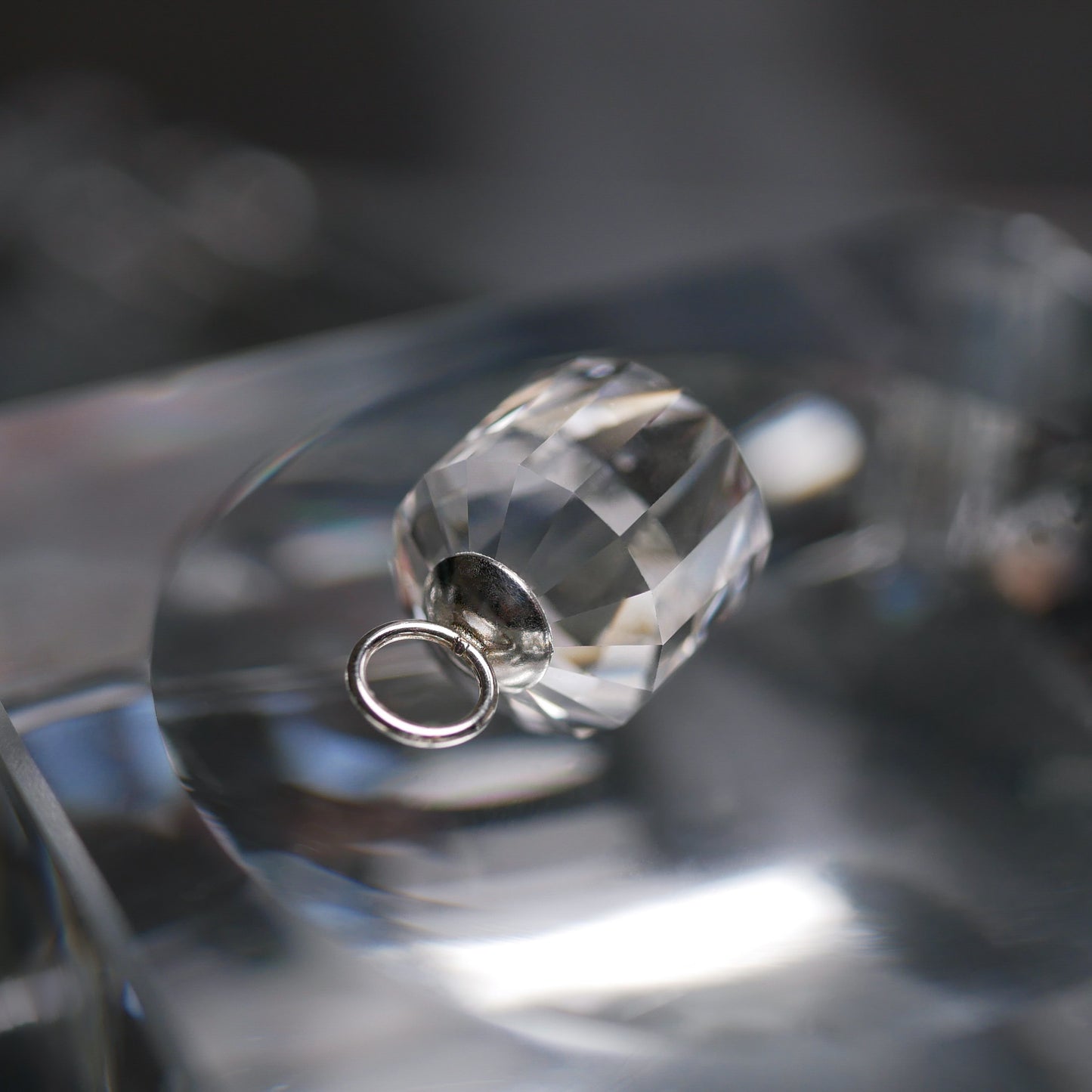 山梨県産 乙女水晶 クリアポイントPT(Re054)