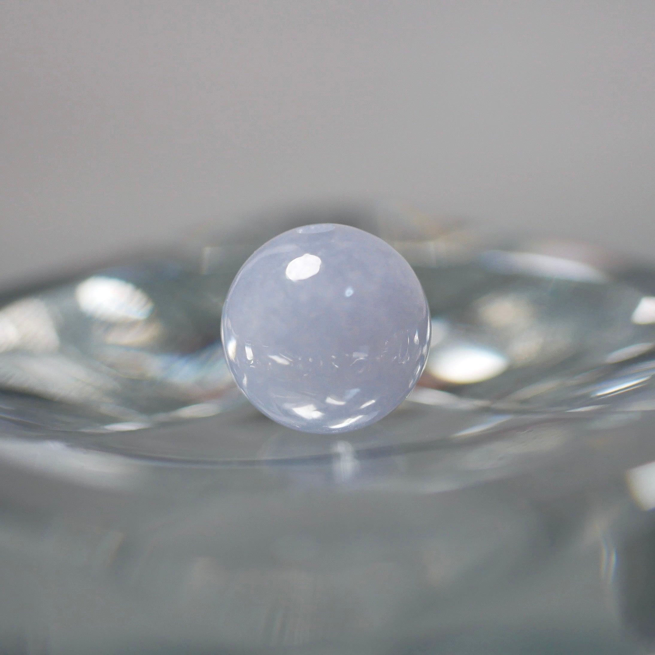 糸魚川産 ラベンダー翡翠 8mm丸玉（Ki112） – ReJade - 姫石 -