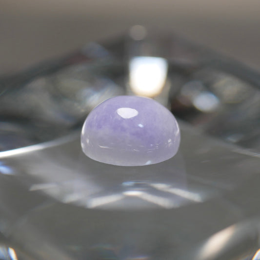 糸魚川産 ラベンダー翡翠 ハイカボションルース(Ki134)