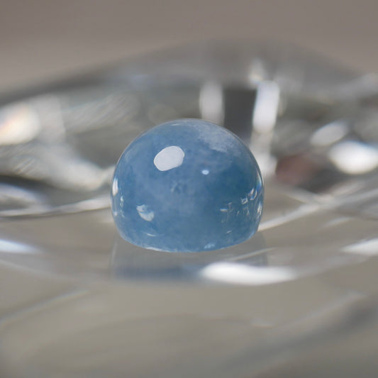 入りコン沢産 青翡翠 ハイカボションルース(Ki132)