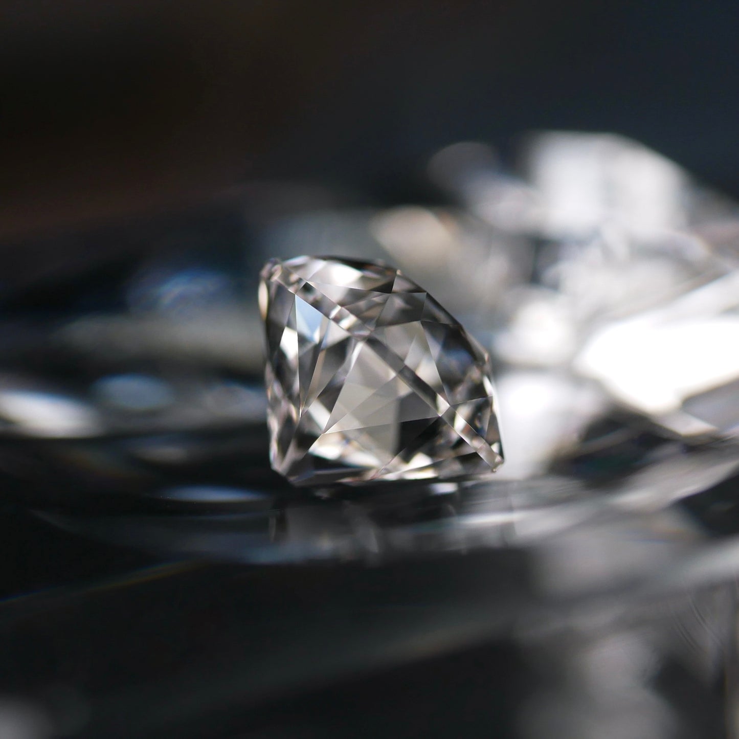 長野県産 川上村水晶 faceted cut ルース(Re037)