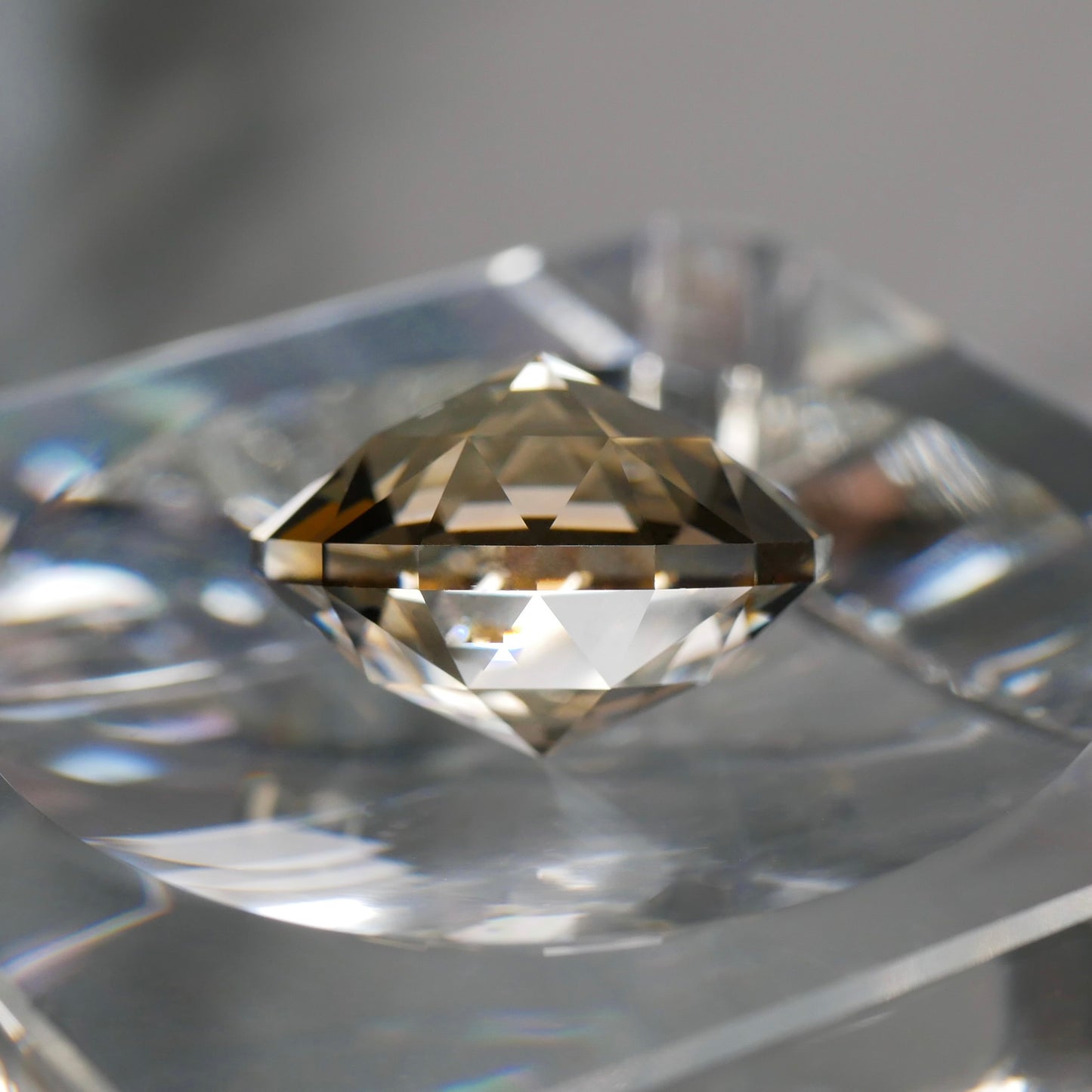 スモーキーシトリン faceted cut ルース（Re007）