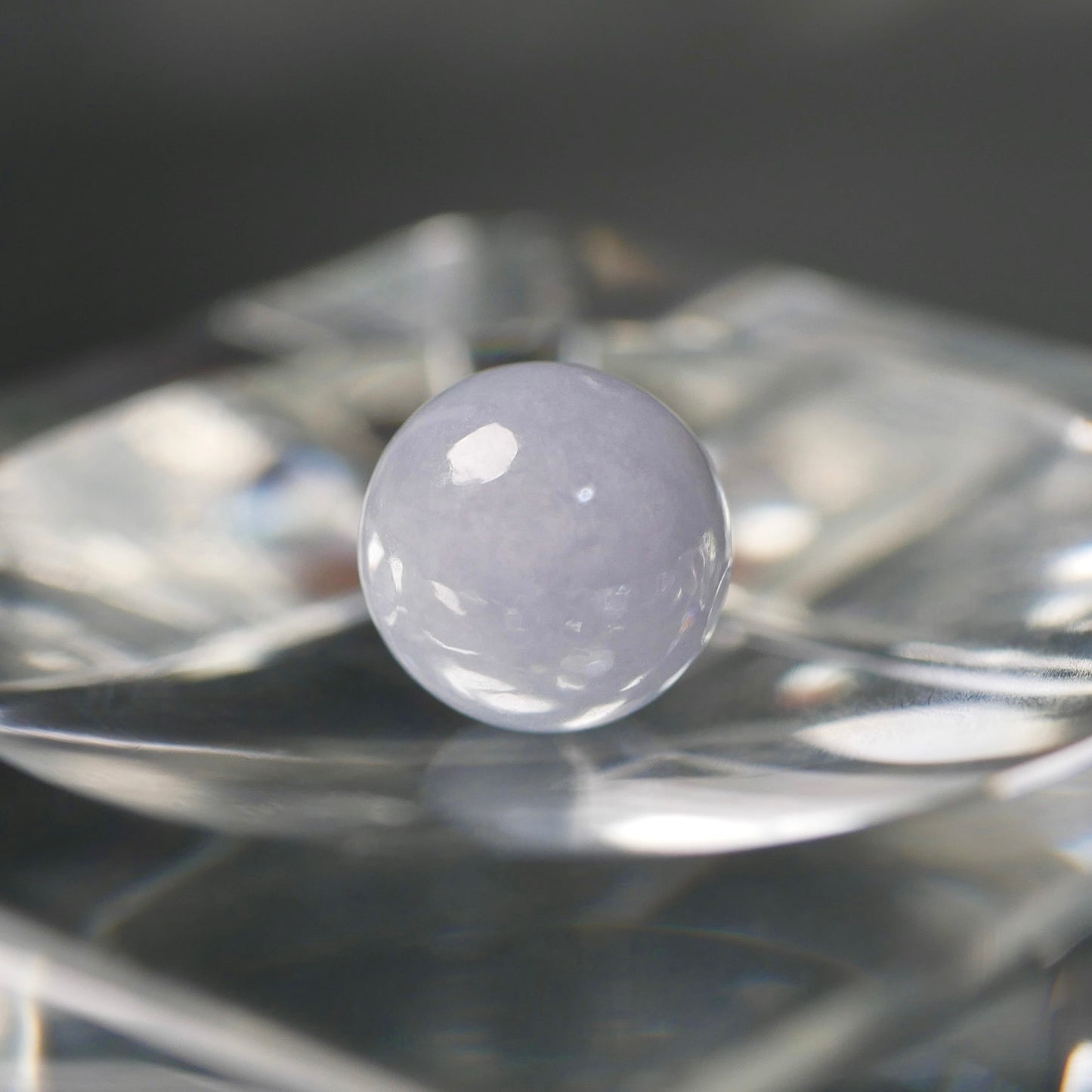 糸魚川産 ラベンダー翡翠 8mm丸玉（Ki123）