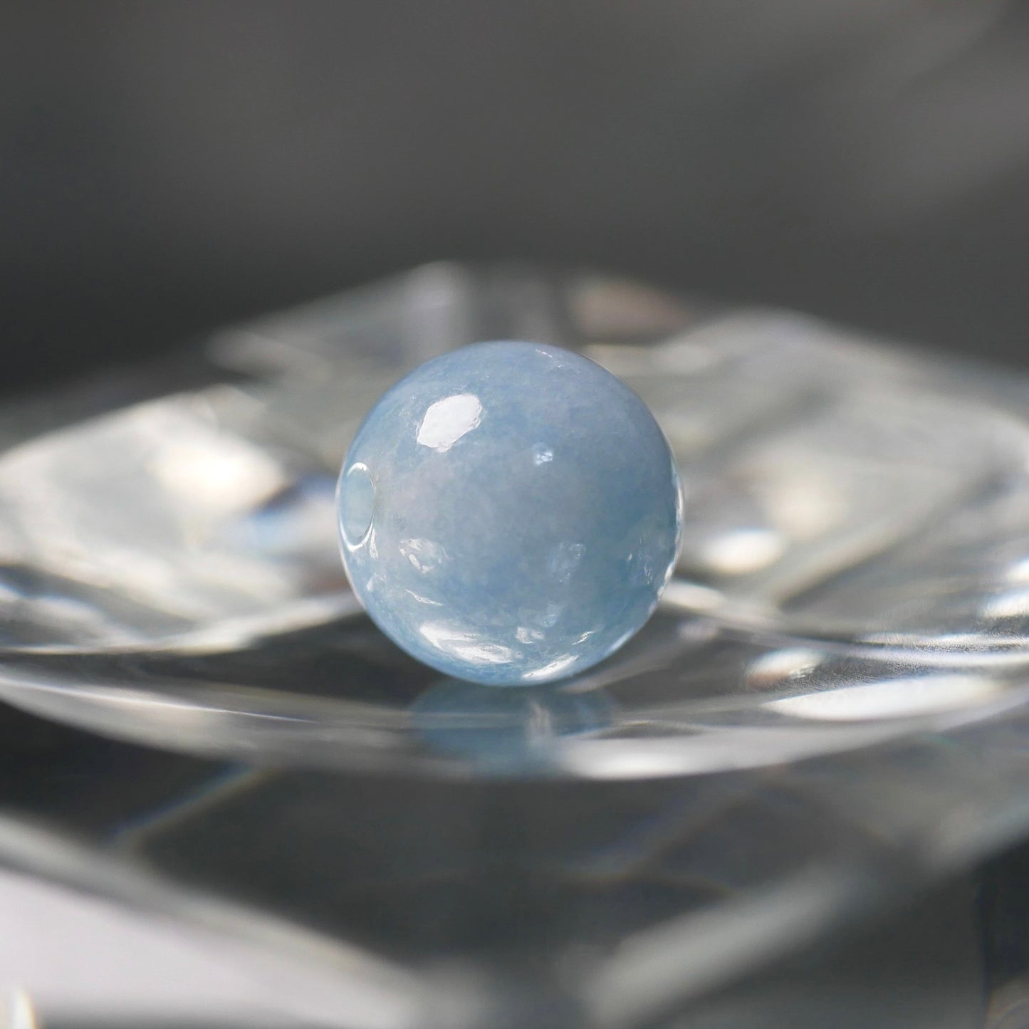 入りコン沢産 青翡翠 8mm丸玉（Ki120）