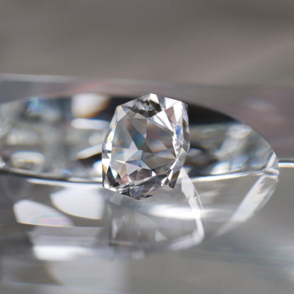 宮崎県産 高千穂水晶 faceted cut ルース（Re009）