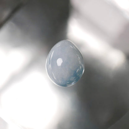 入りコン沢産 青翡翠 ペアシェイプルース（Ki133）