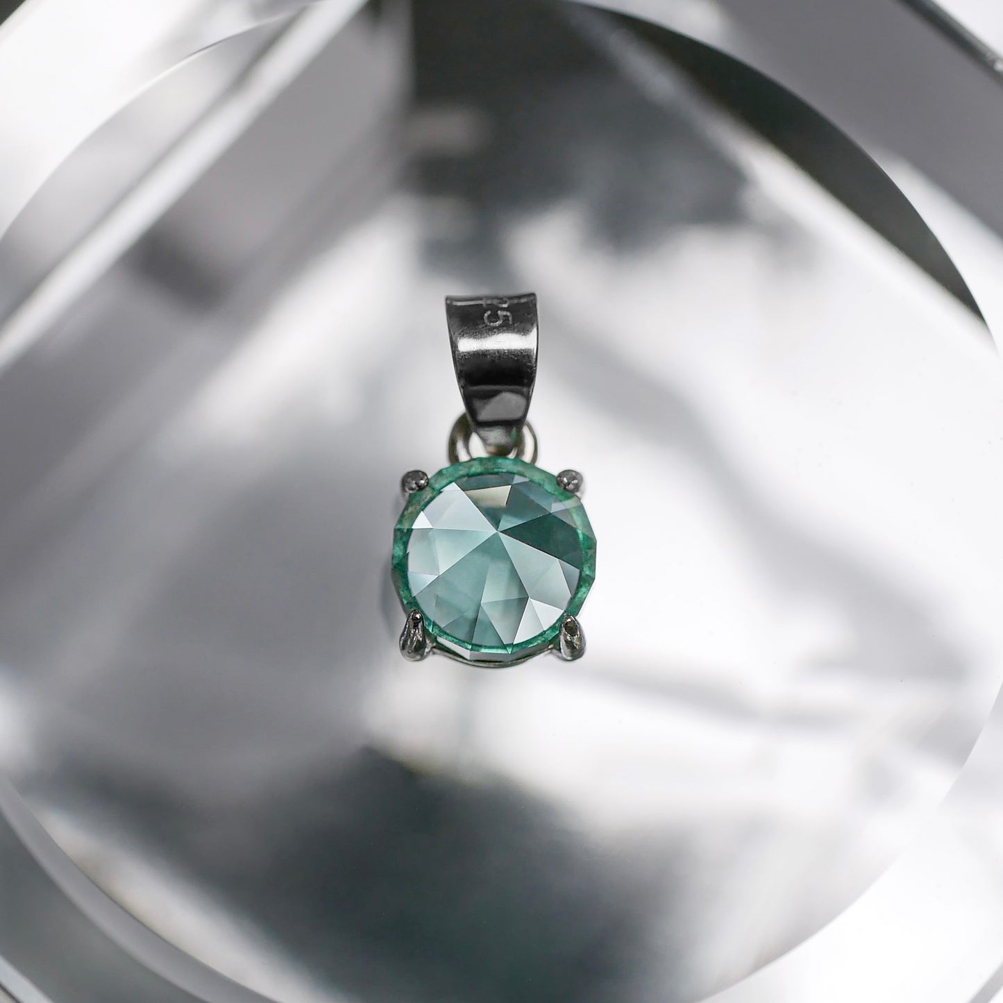 三宅島ガラス faceted cut PT（Re329)