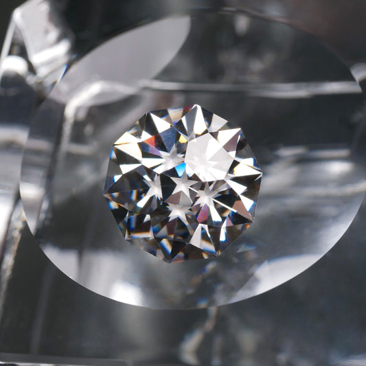 CZ（White clear）faceted cut ルース（Re005）