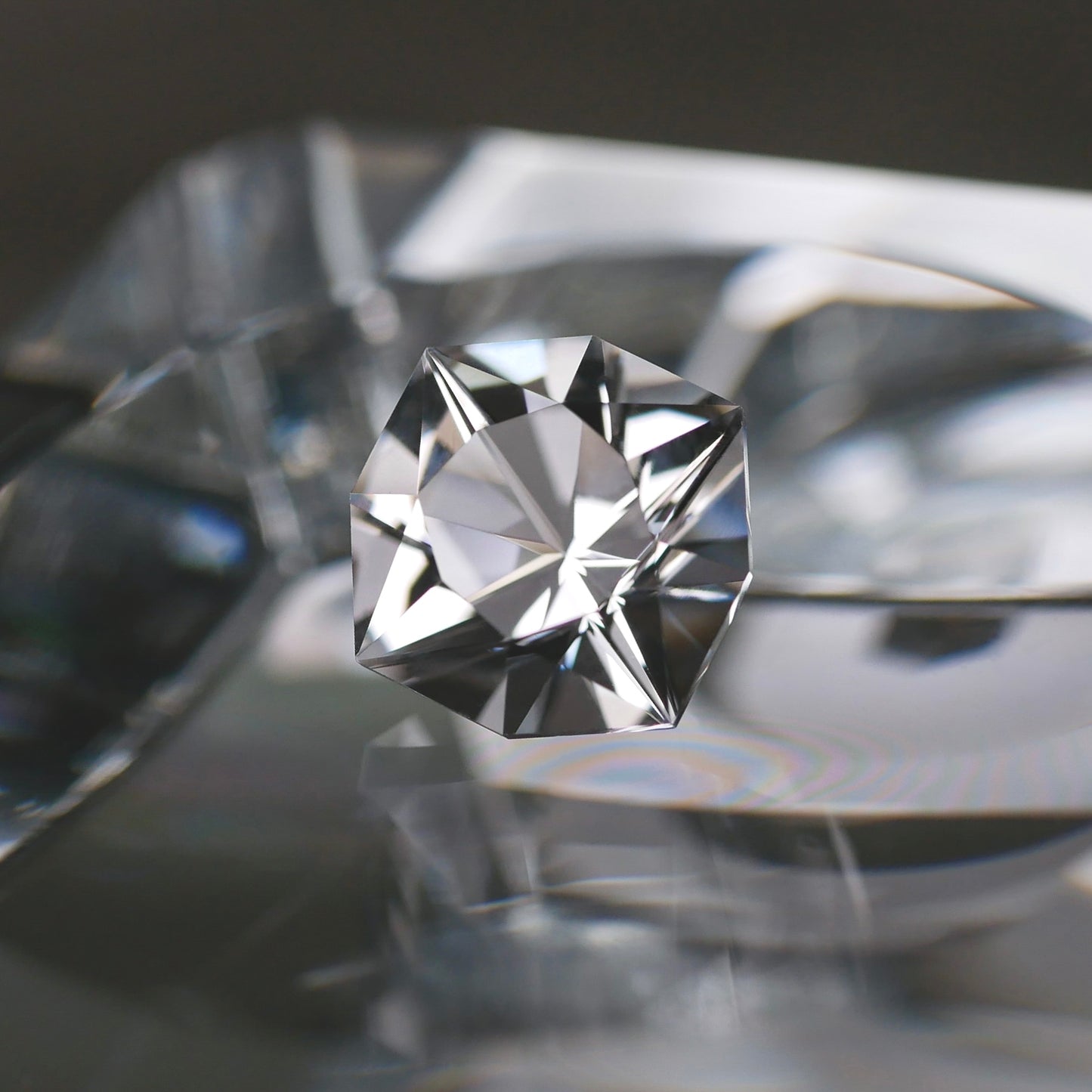 糸魚川 海岸転石 水晶 faceted cut ルース（Re359）