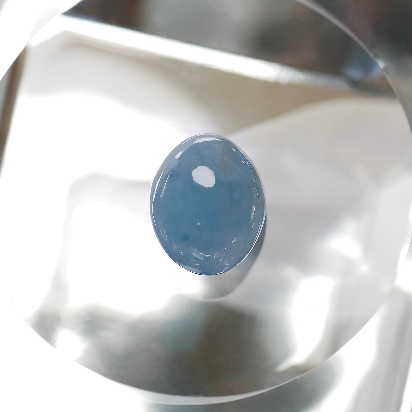 入りコン沢産 青翡翠 ハイカボションルース（Ki100）