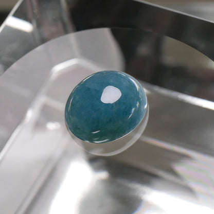 入りコン沢産 青翡翠 ハイカボションルース（Ki102）