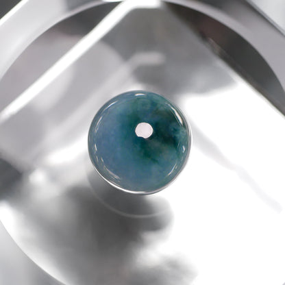 入りコン沢産 青翡翠 ハイカボションルース（Ki130）