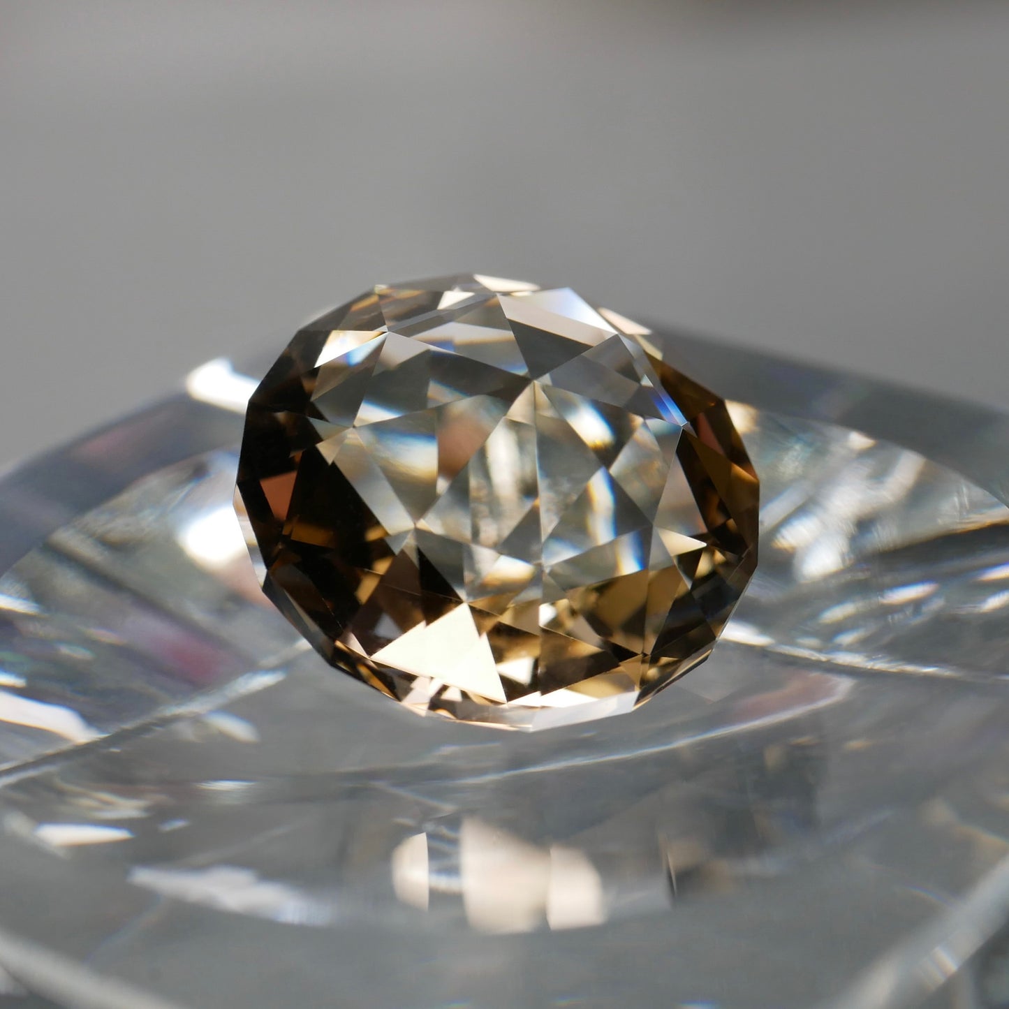 スモーキーシトリン faceted cut ルース（Re007）