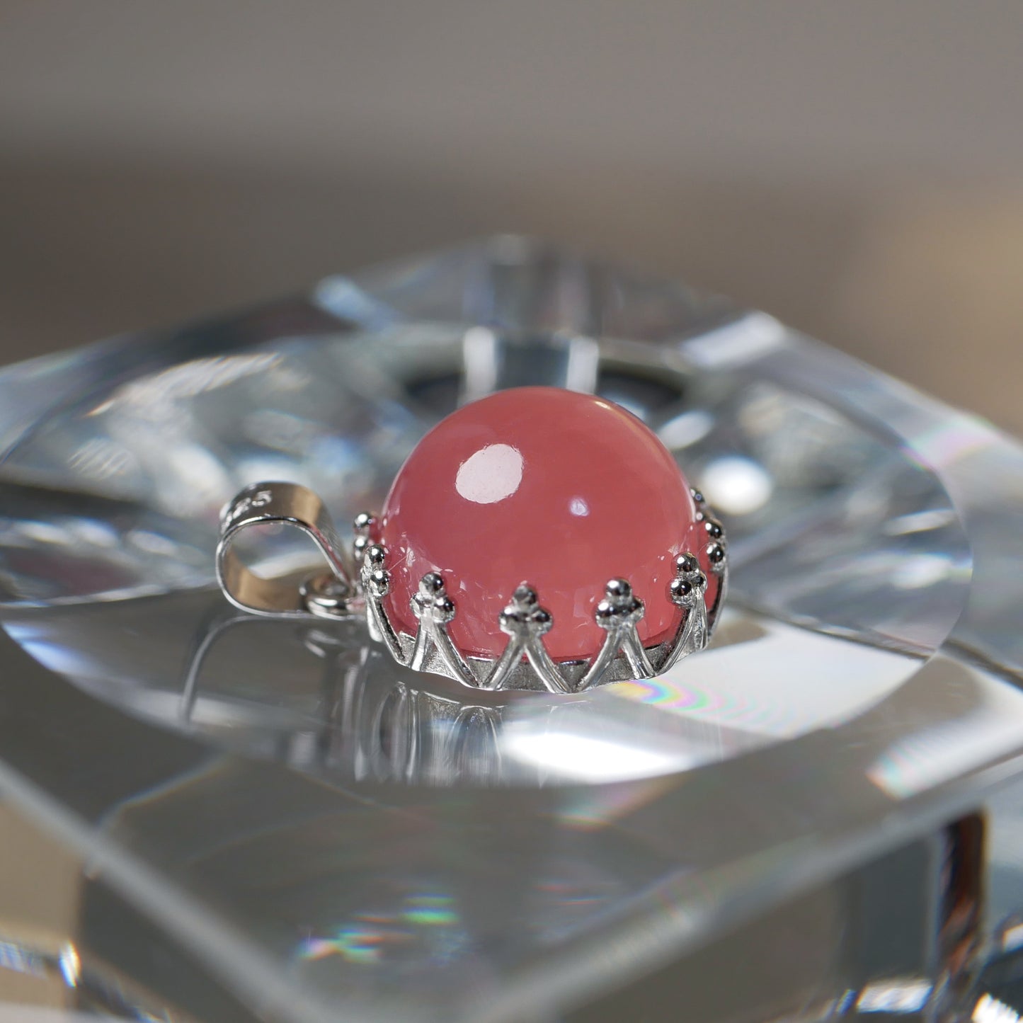 北海道 稲倉石鉱山産 ロードクロサイト カボションPT（Re144）