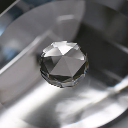 山梨県産 乙女水晶 faceted cut ルース（Re326）