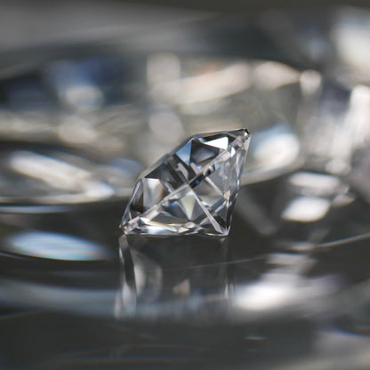 山梨県産 水晶峠 水晶 faceted cut ルース（Re407）
