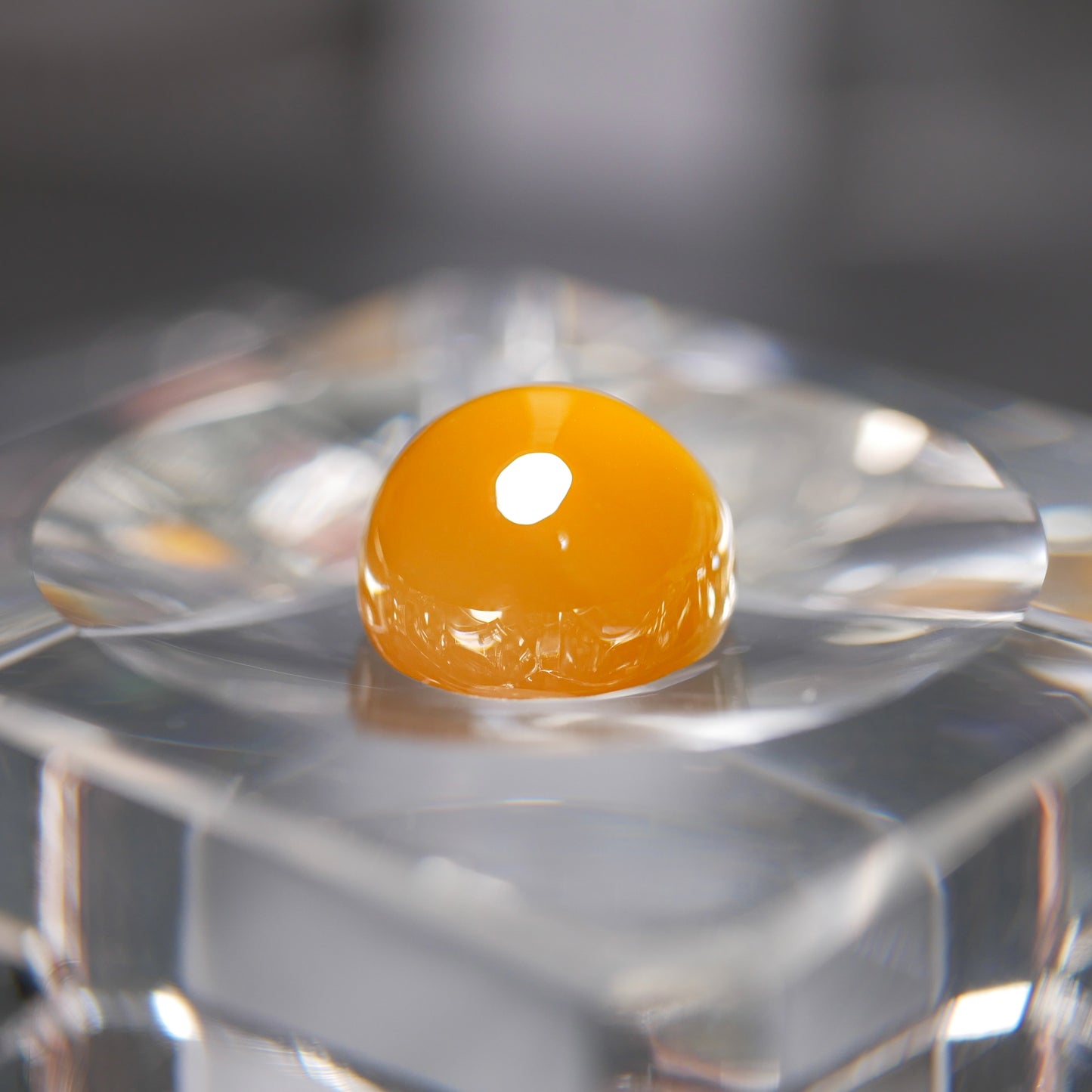 茨城県玉川産 瑪瑙 ペアシェイプ ルース（Re056）