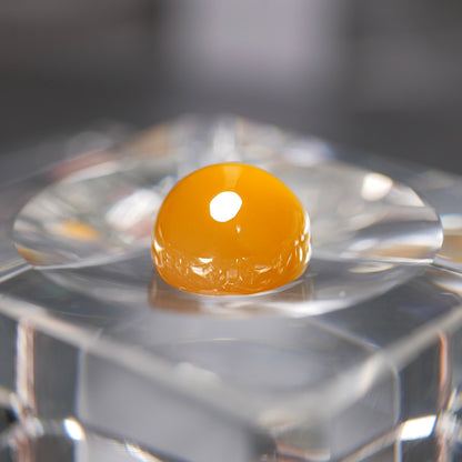 茨城県玉川産 瑪瑙 ペアシェイプ ルース（Re056）