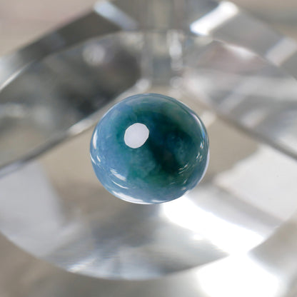 入りコン沢産 青翡翠 ハイカボションルース（Ki130）