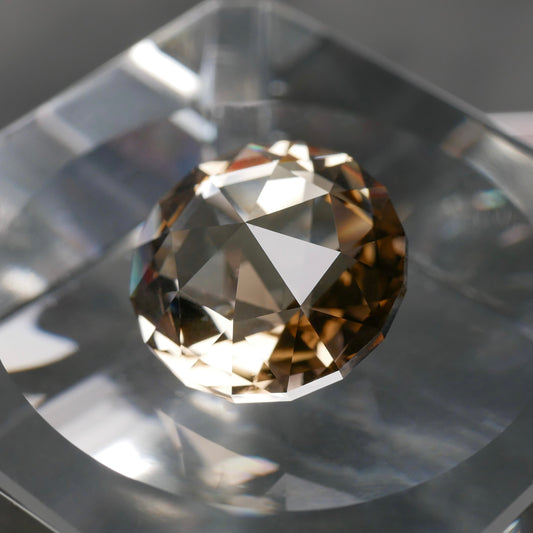 スモーキーシトリン faceted cut ルース（Re007）