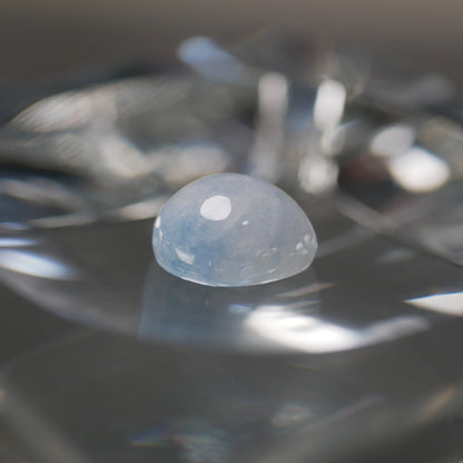 入りコン沢産 青翡翠 ペアシェイプルース（Ki133）