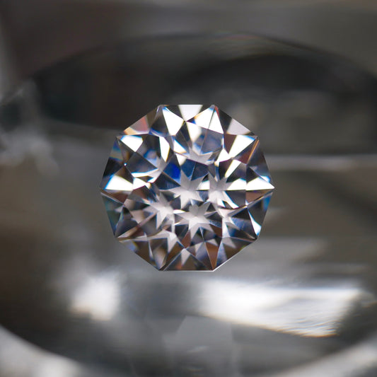 CZ（White clear）faceted cut ルース（Re050）