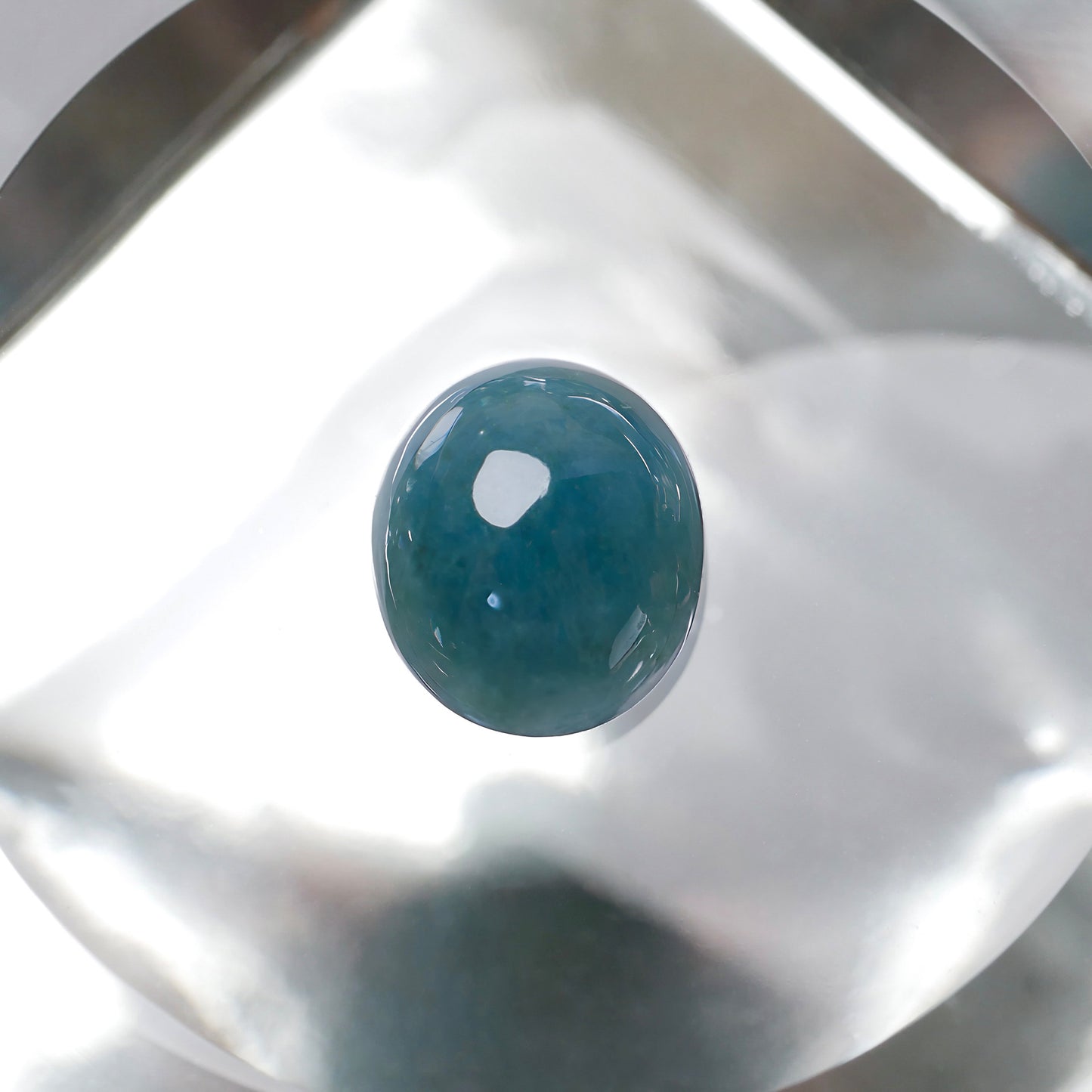 入りコン沢産 青翡翠 ハイカボションルース（Ki102）