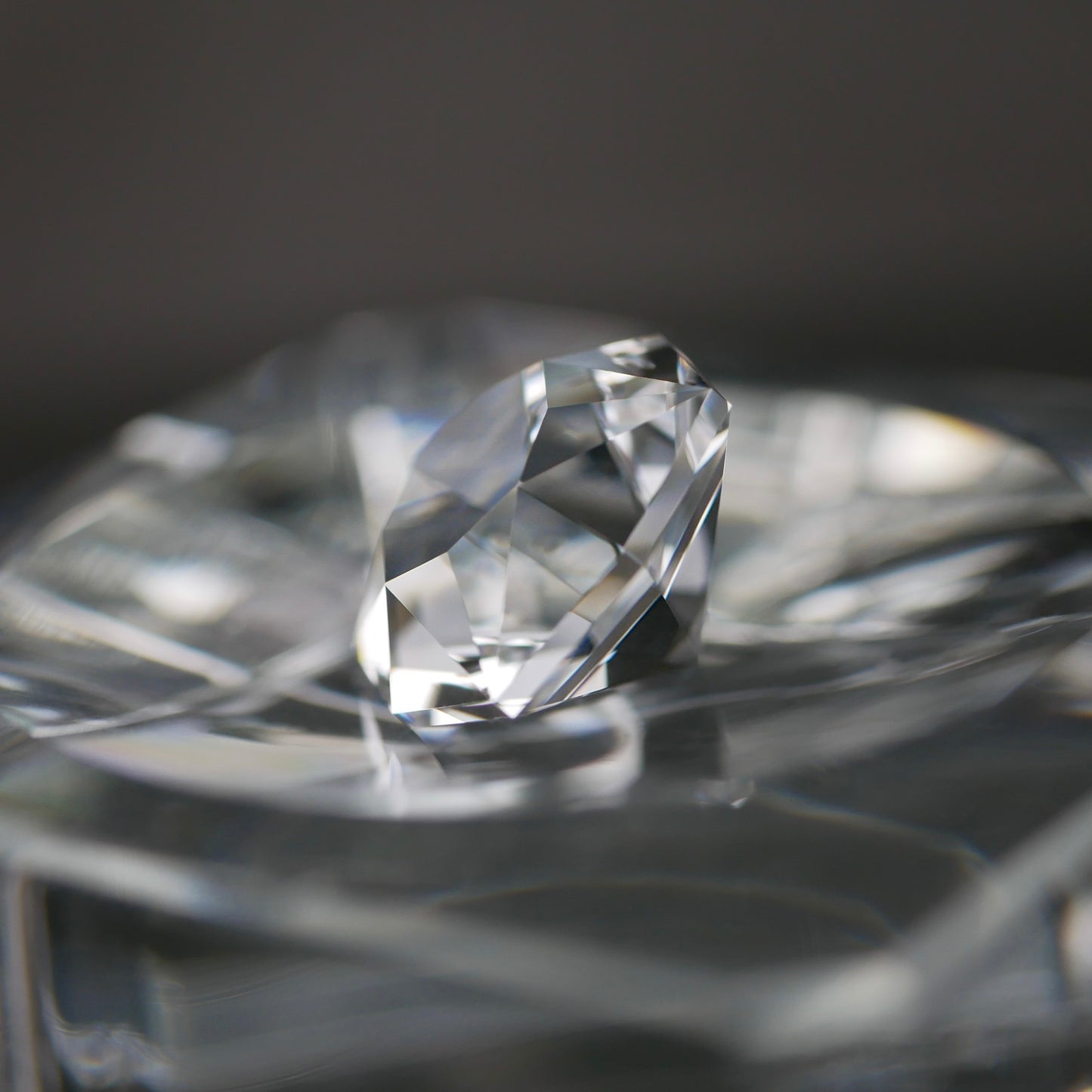 長野県産 川上村水晶 faceted cut ルース（Re270）