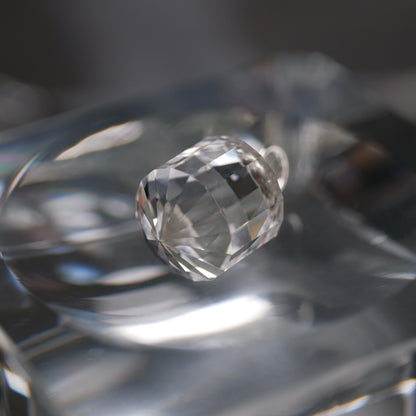 山梨県産 乙女水晶 クリアポイントPT（Re054）