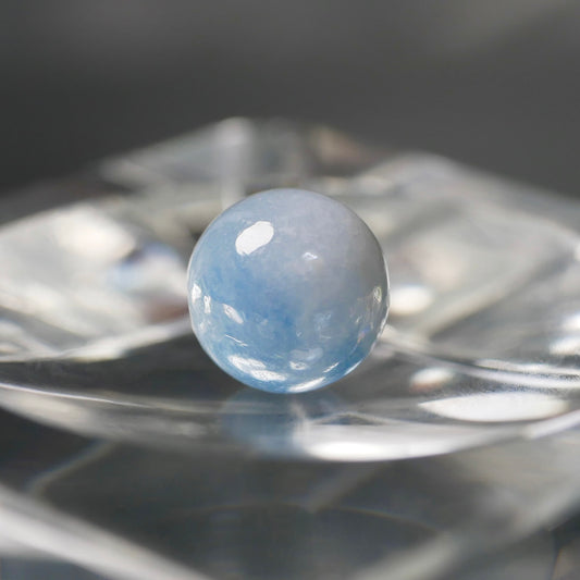 入りコン沢産 青翡翠 8mm丸玉（Ki121）