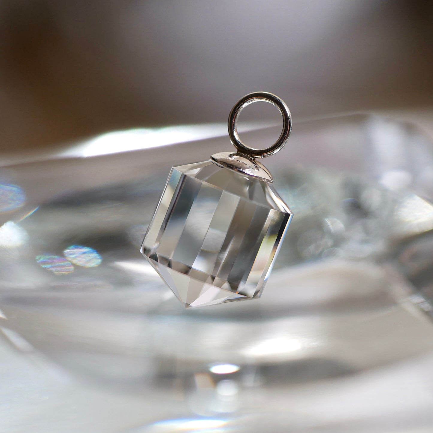 山梨県産 乙女水晶 クリアポイントPT（Re028）