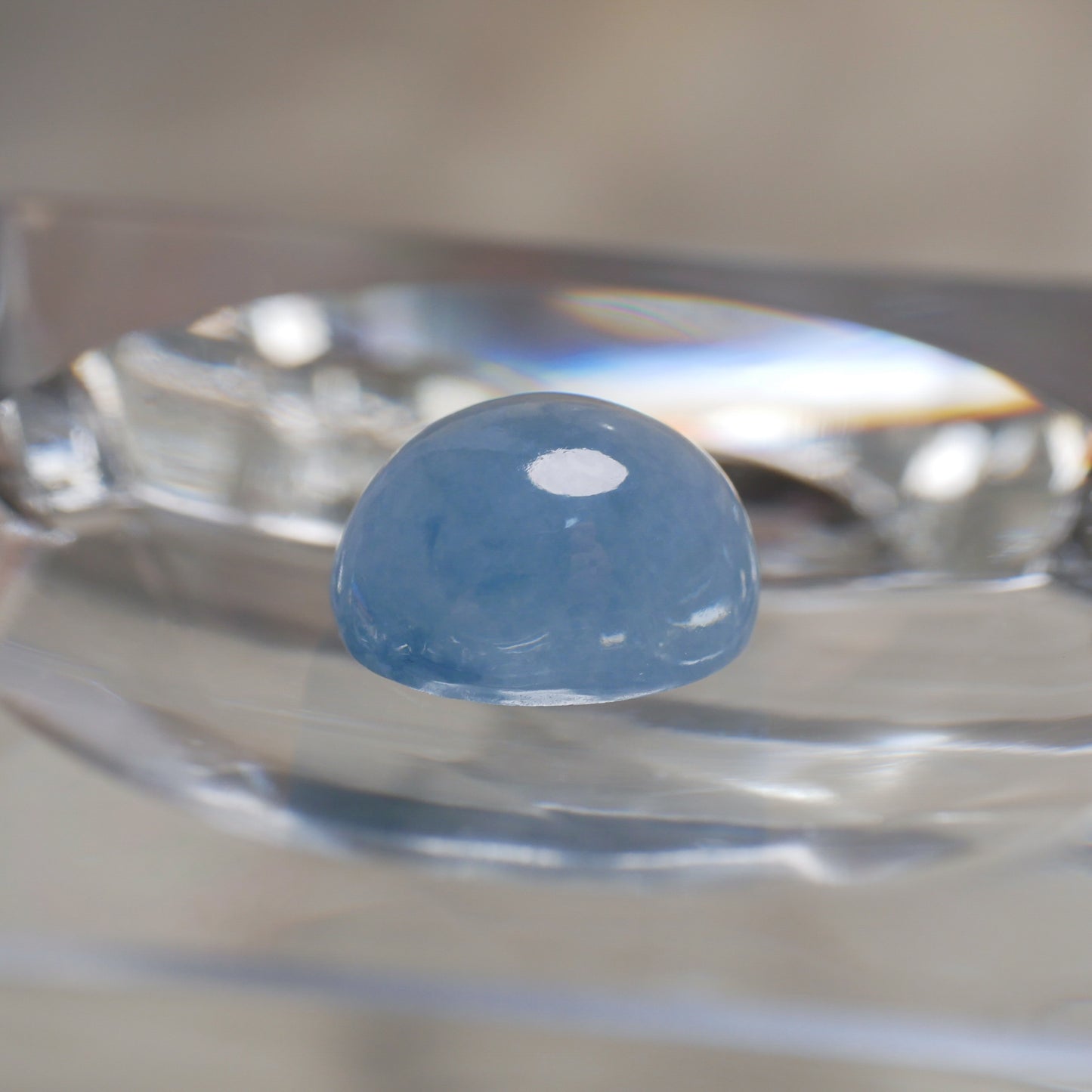 入りコン沢産 青翡翠 ハイカボションルース（Ki100）