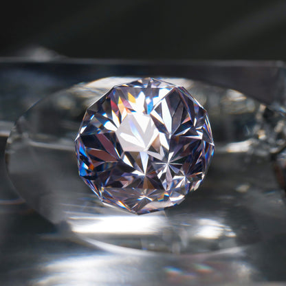 CZ（lavender）faceted cut ルース（Re004）