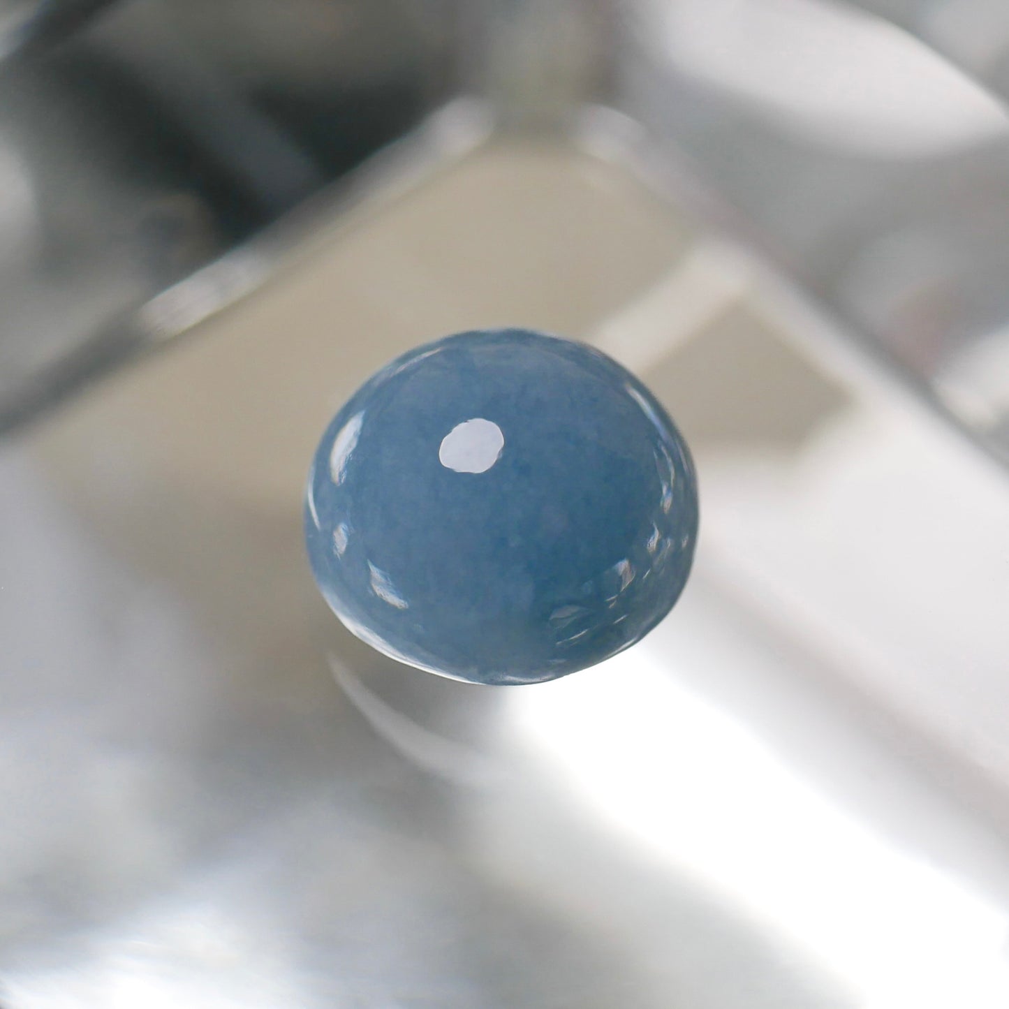 入りコン沢産 青翡翠 ハイカボションルース（Ki131）