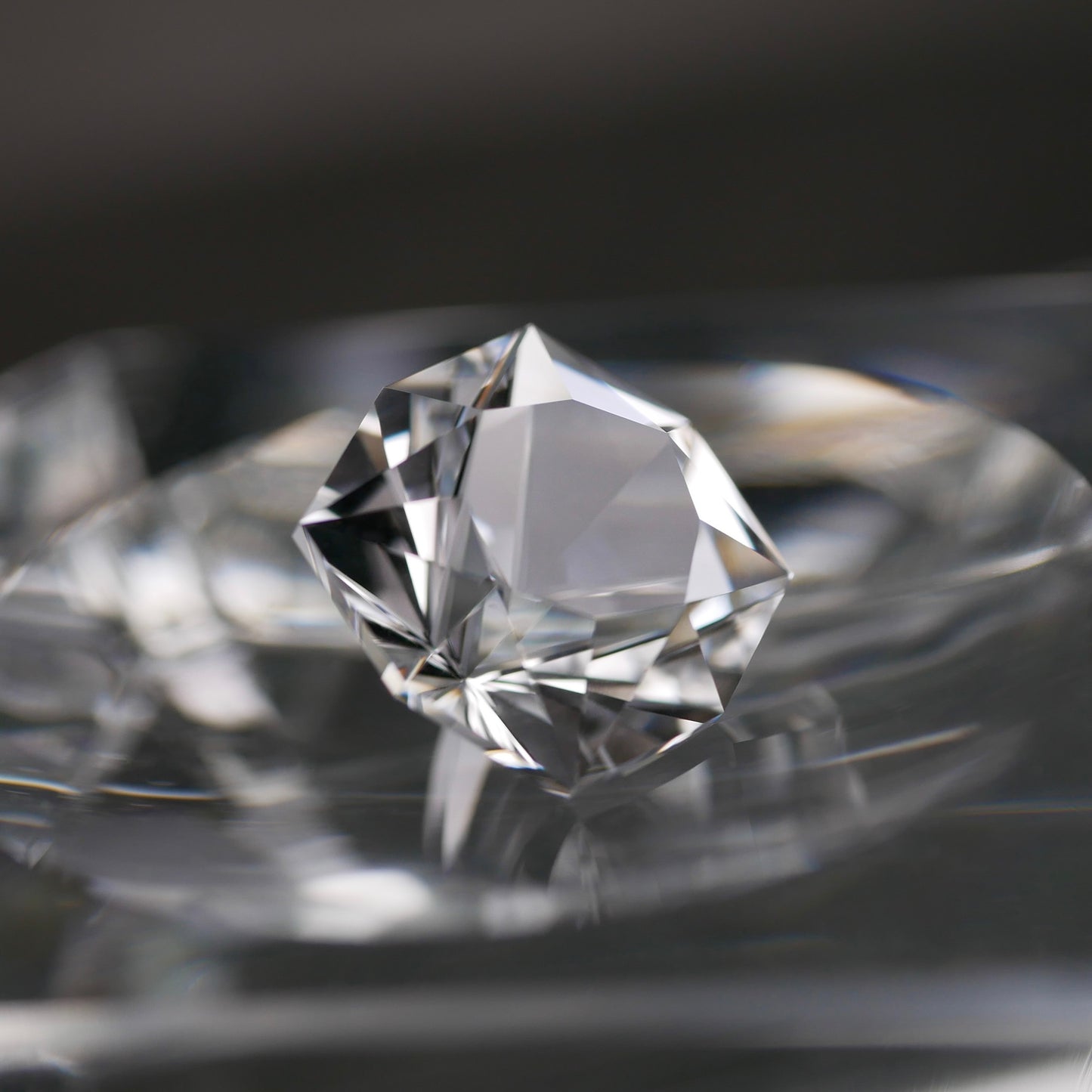 長野県産 川上村水晶 faceted cut ルース（Re270）