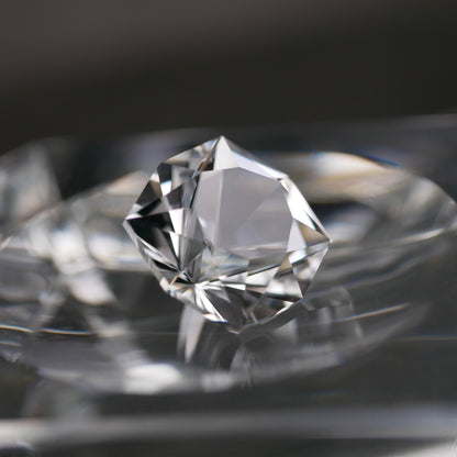 長野県産 川上村水晶 faceted cut ルース（Re270）