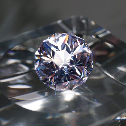 CZ（lavender）faceted cut ルース（Re004）
