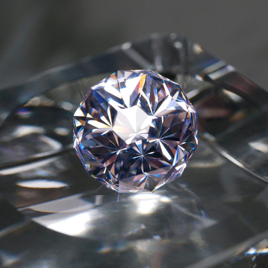 CZ（lavender）faceted cut ルース（Re004）