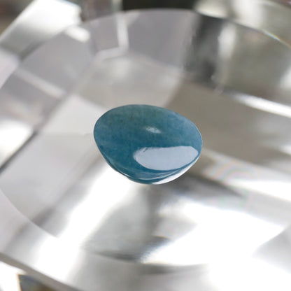 入りコン沢産 青翡翠 ハイカボションルース（Ki102）