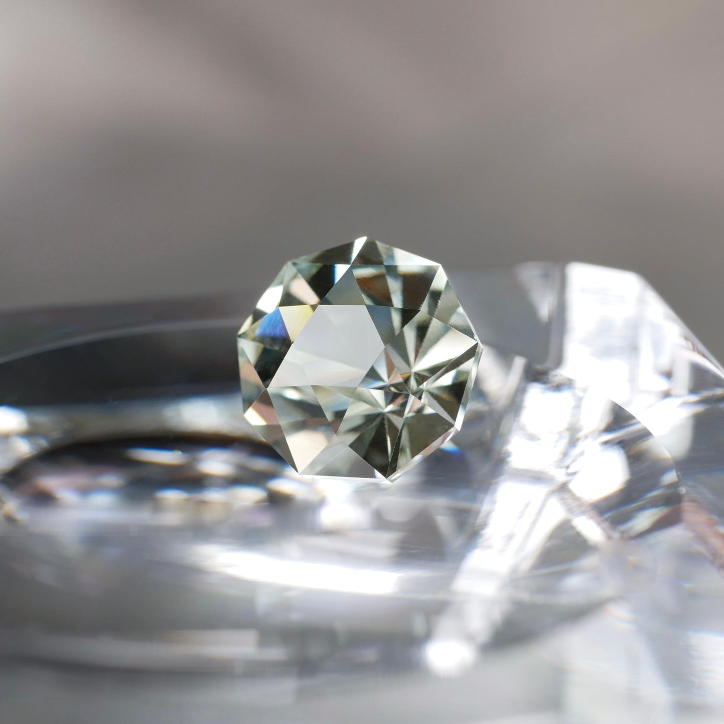 グリーンアメジスト faceted cut ルース（Re013）