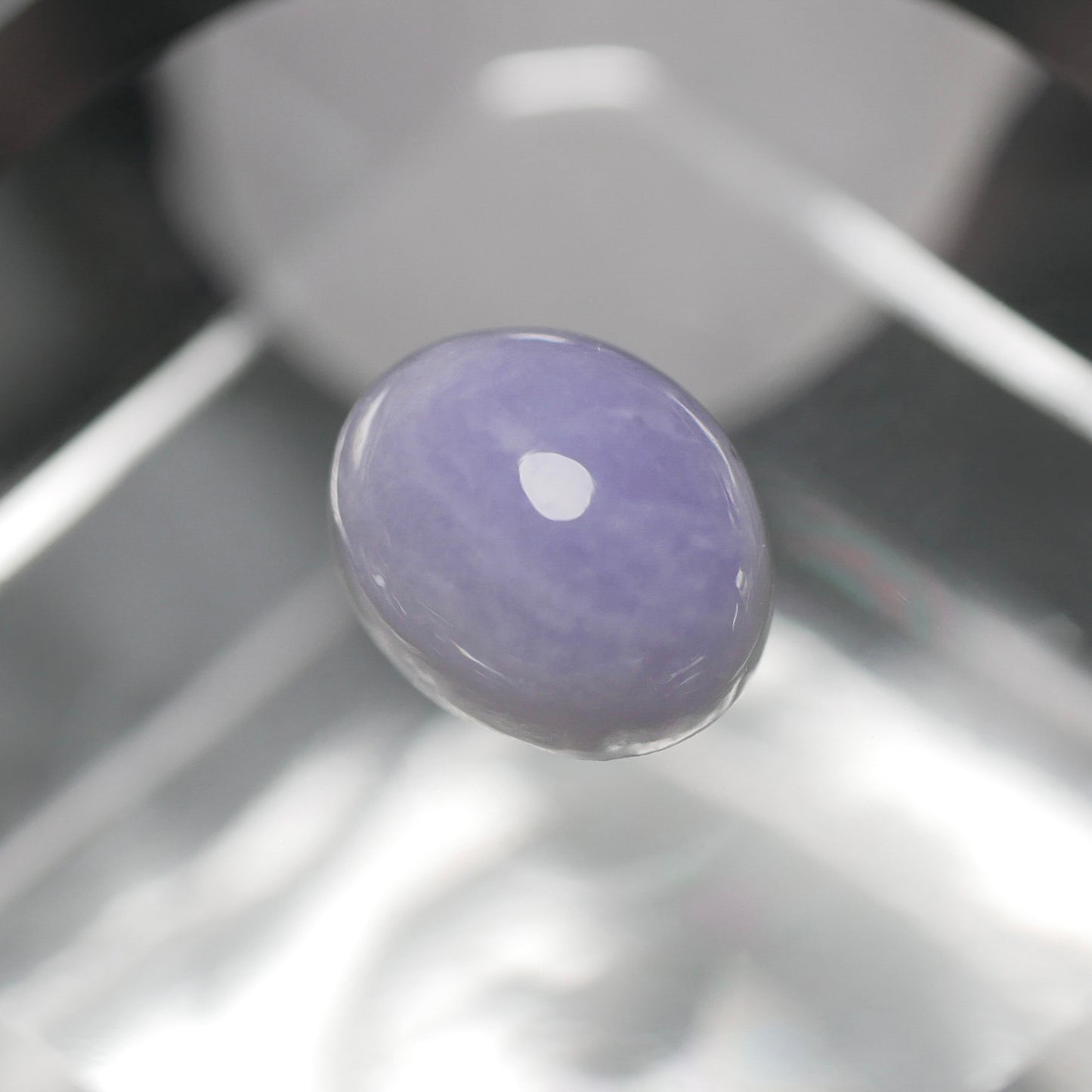 糸魚川産 ラベンダー翡翠 ハイカボションルース（Ki134）